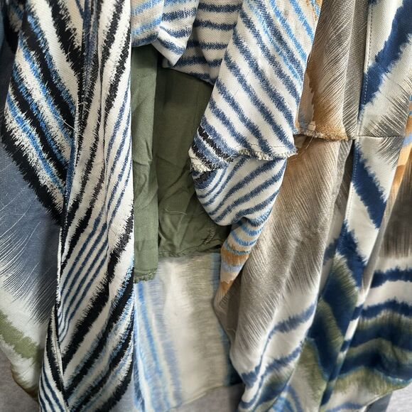 Moon River Anthropologie Boho Hanky Hem Hippie Handkerchief Dress Beach Size M - Picture 7 of 10